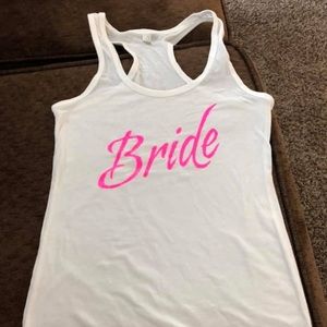 White “bride” tank